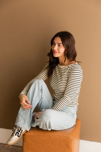 Brioche Boat Neck Top