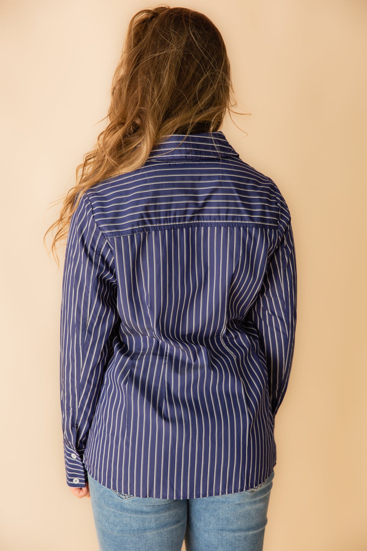 Elena Cinched Waist Button Up