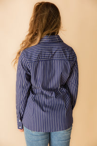 Elena Cinched Waist Button Up
