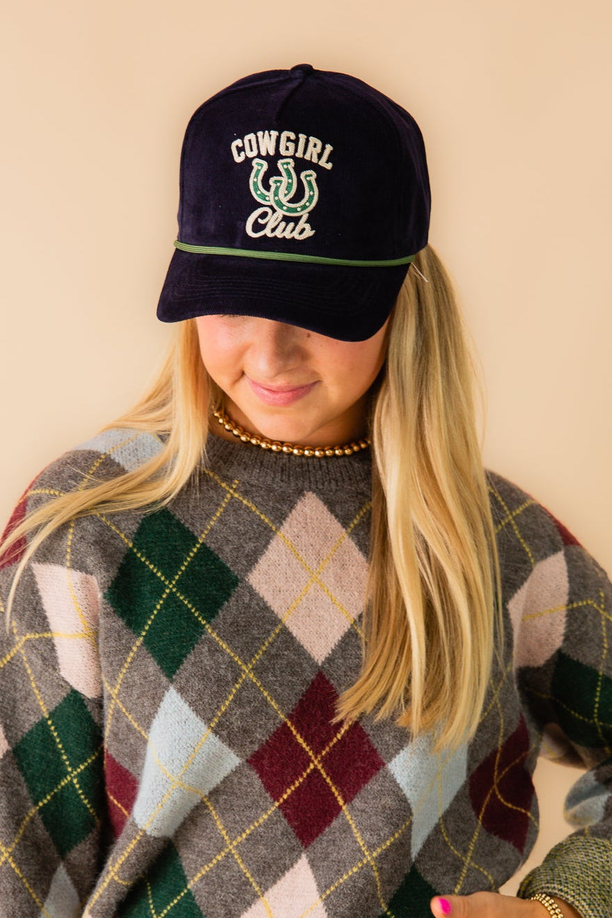 Cowgirl Club Canvas Cap