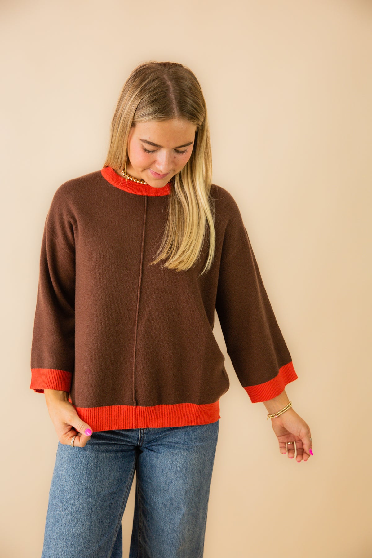 Mackenna Contrast Sweater