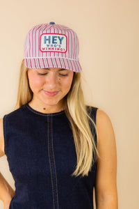Who's Winning Canvas Cap
