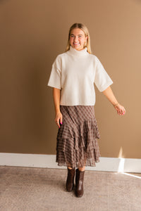 Cappucino Midi Skirt