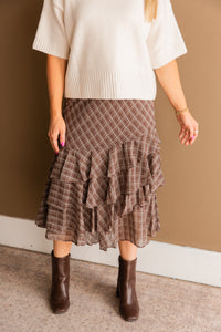 Cappucino Midi Skirt