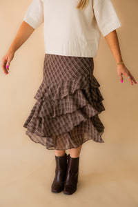 Cappucino Midi Skirt