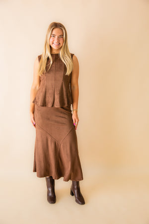 Bexley Suede Skirt