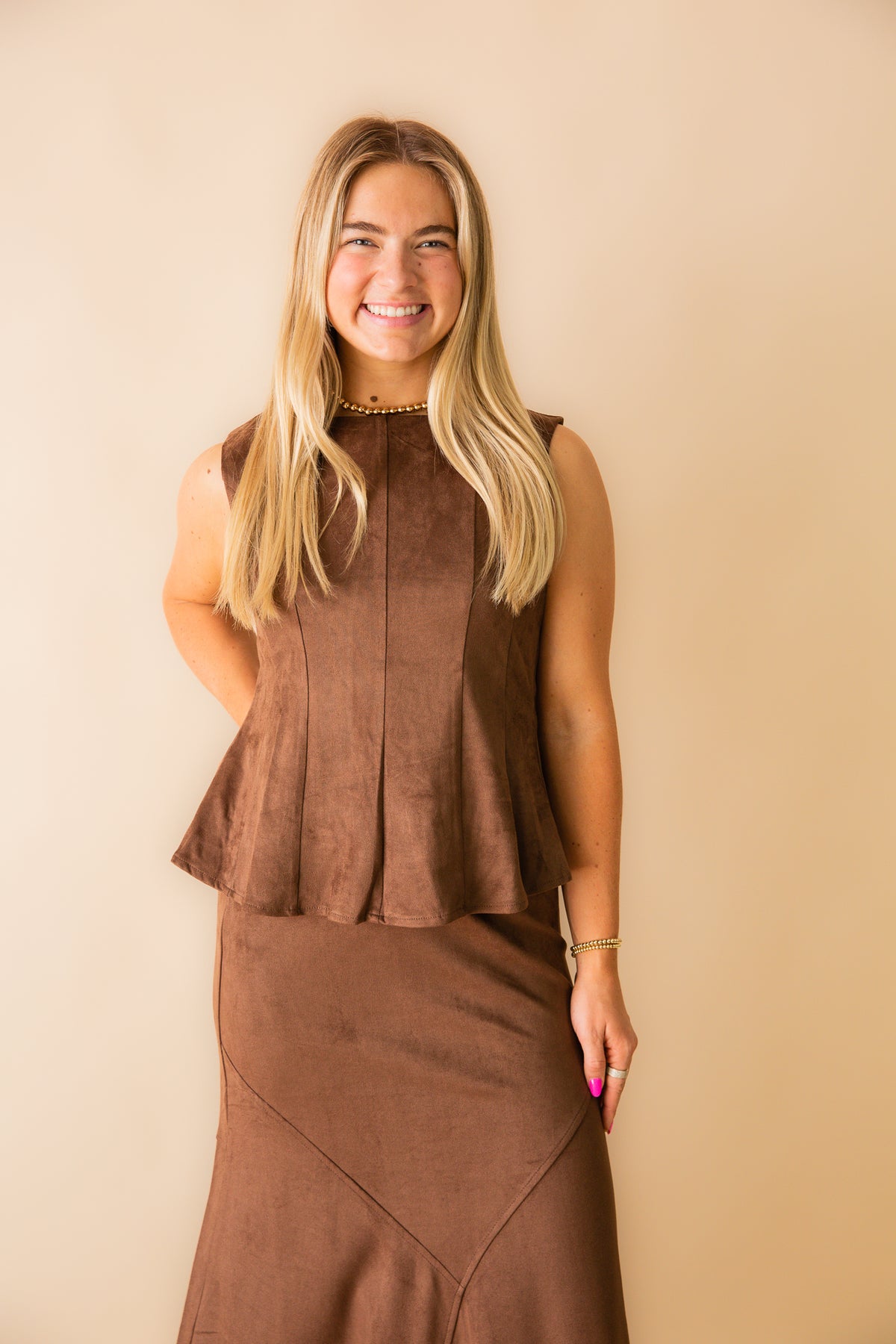 Bexley Suede Top