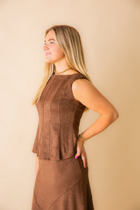 Bexley Suede Top