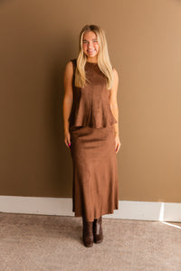 Bexley Suede Top