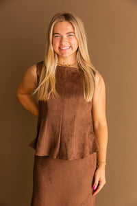 Bexley Suede Top