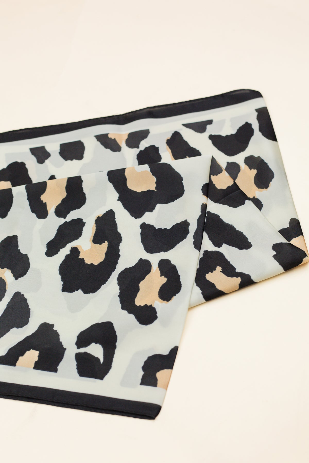 Sylvie Leopard Square Scarf
