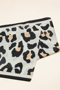 Sylvie Leopard Square Scarf