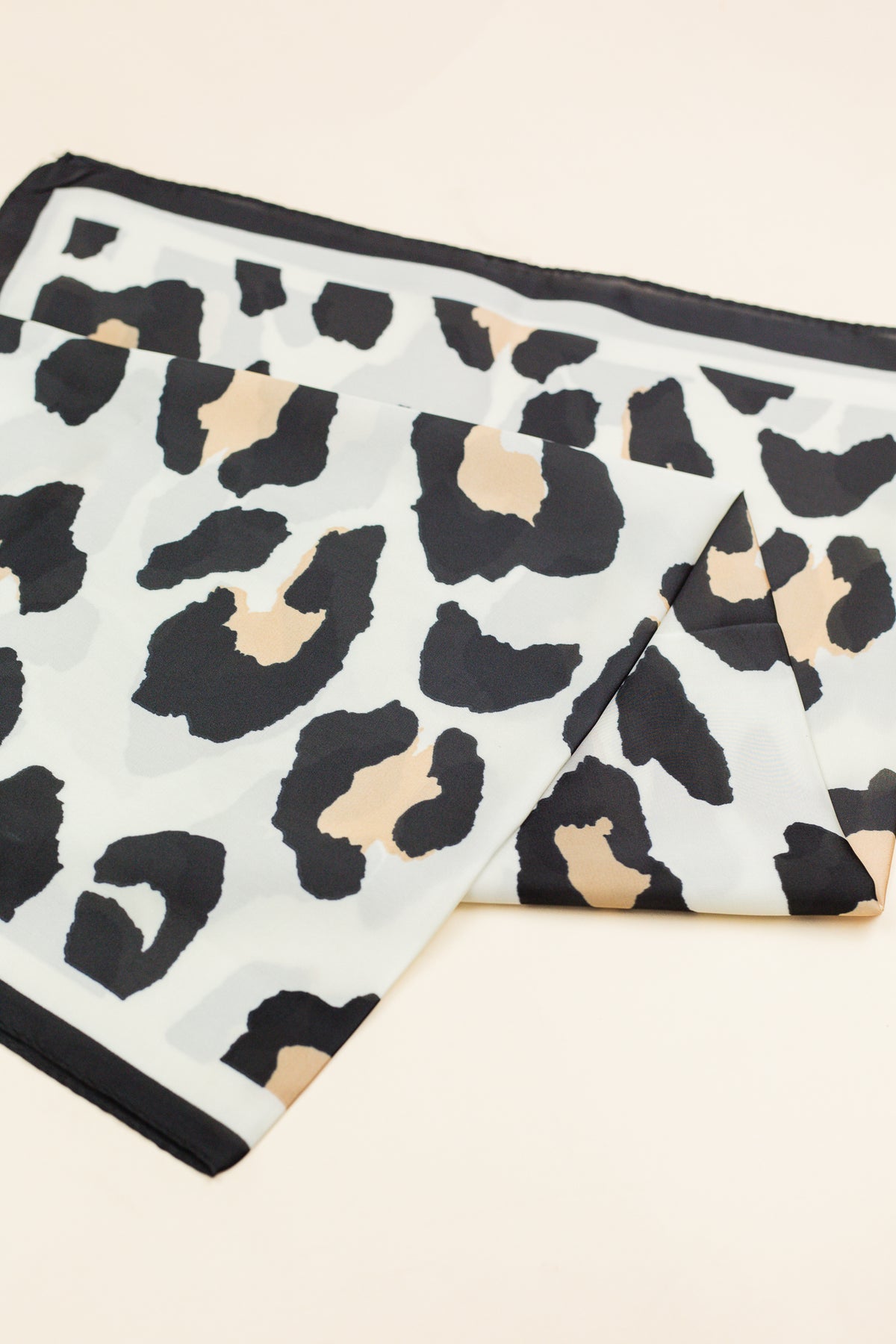 Sylvie Leopard Square Scarf