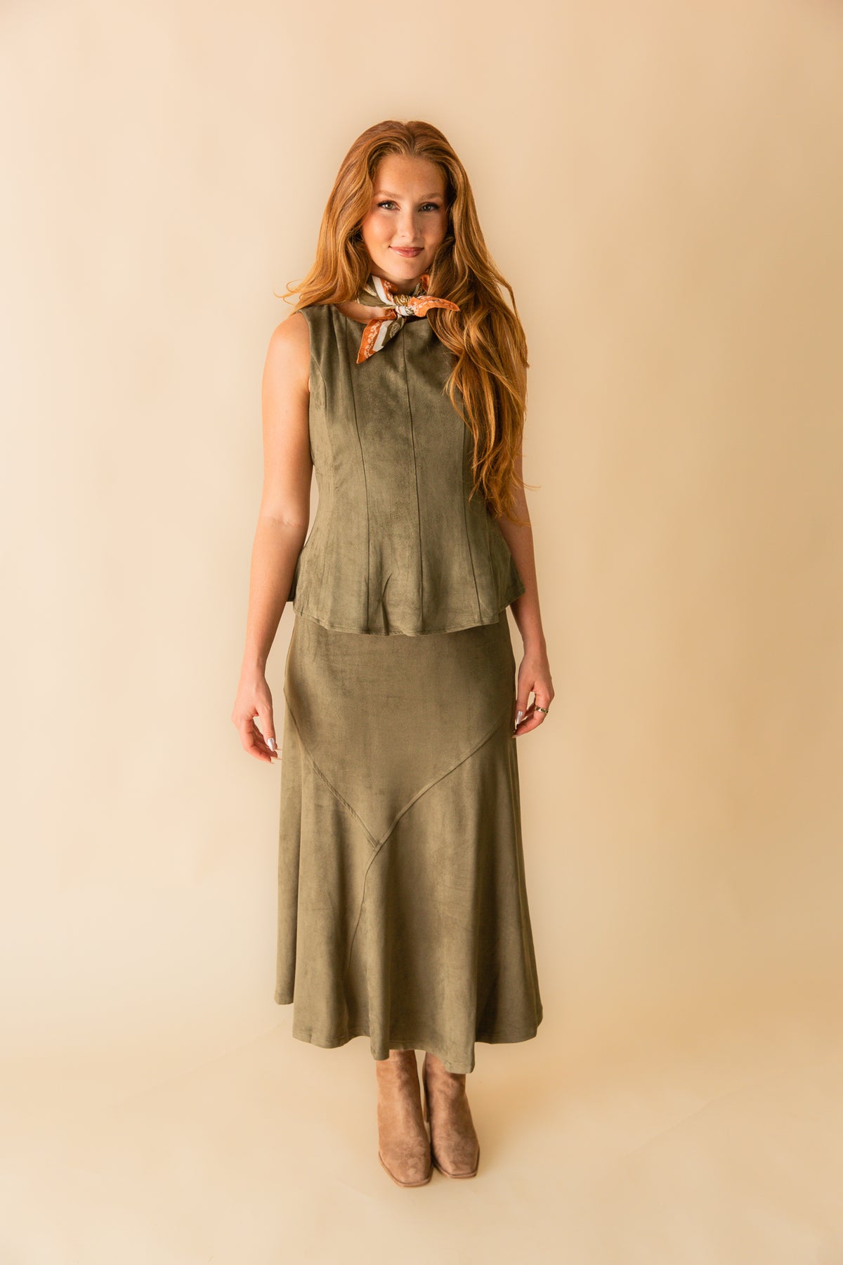 Bexley Suede Skirt