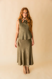 Bexley Suede Skirt