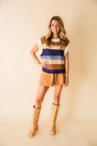 Bookmark Stripe Sweater Vest
