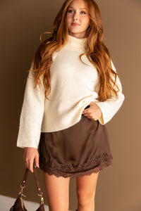 Estelle Satin Mini Skirt