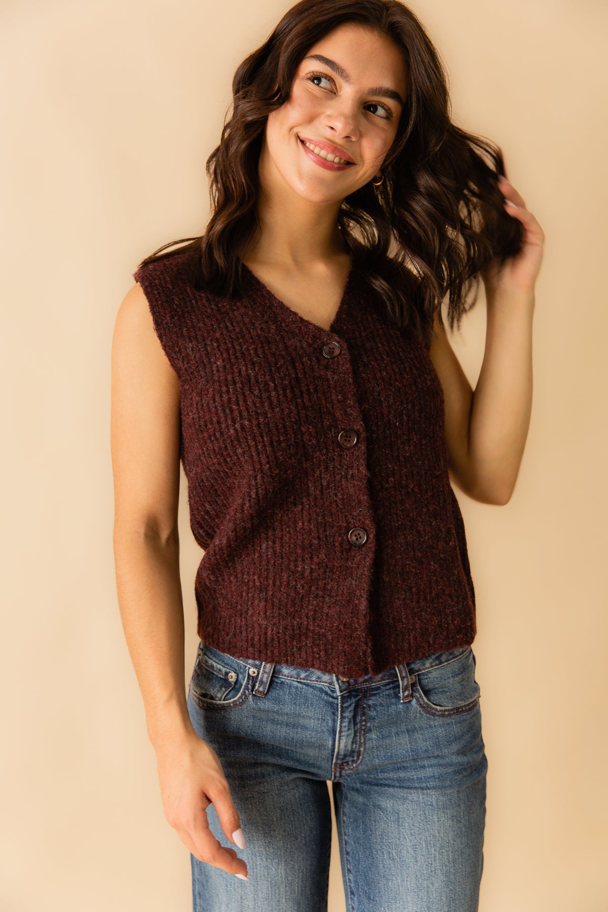 Warm Cider Sweater Vest