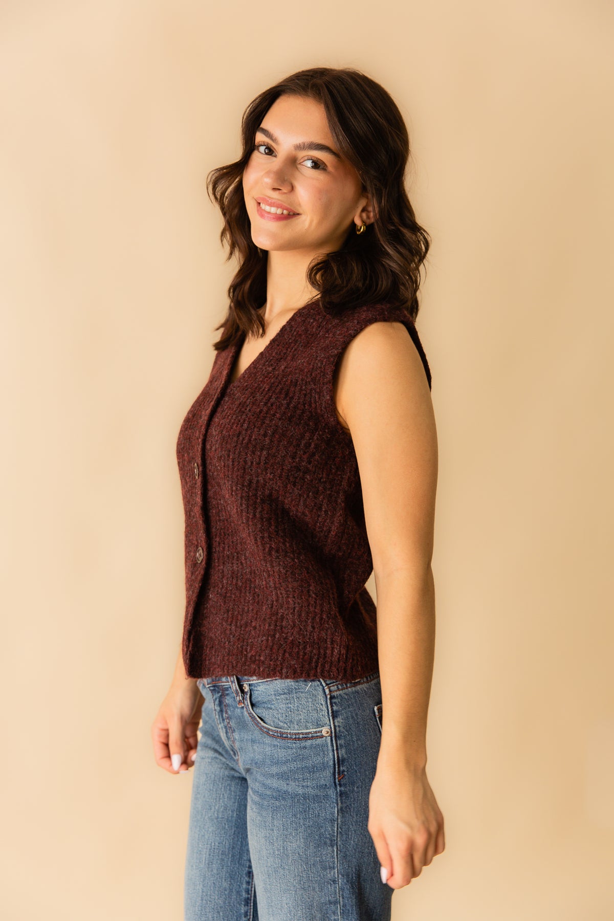 Warm Cider Sweater Vest