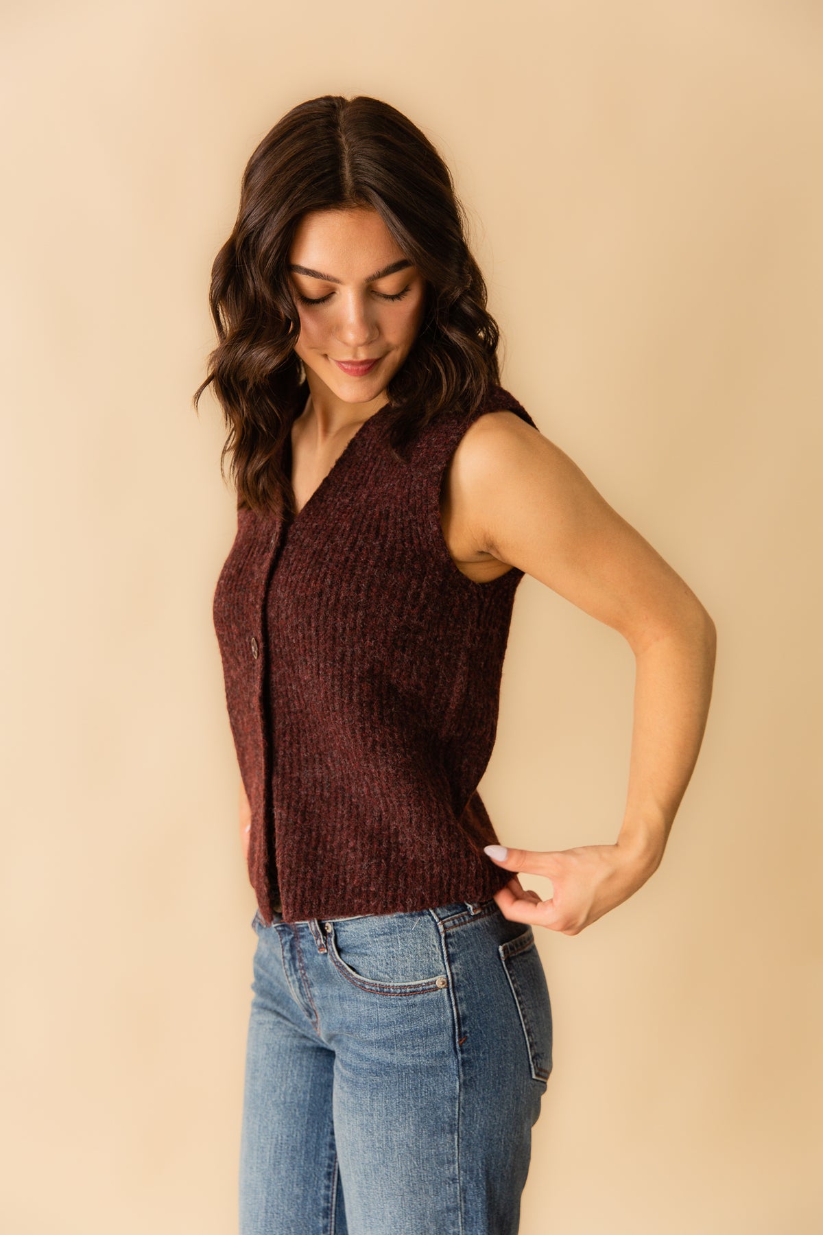 Warm Cider Sweater Vest