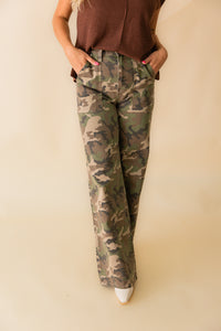 Far Out PatchPocket High Rise Wide Leg
