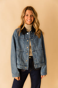 Sidney Cropped Denim Jacket