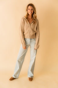 Effortless Cable Knit Cardigan