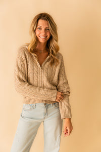Effortless Cable Knit Cardigan