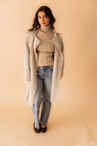 Marceau Houndstooth Coat