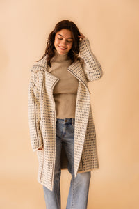 Marceau Houndstooth Coat