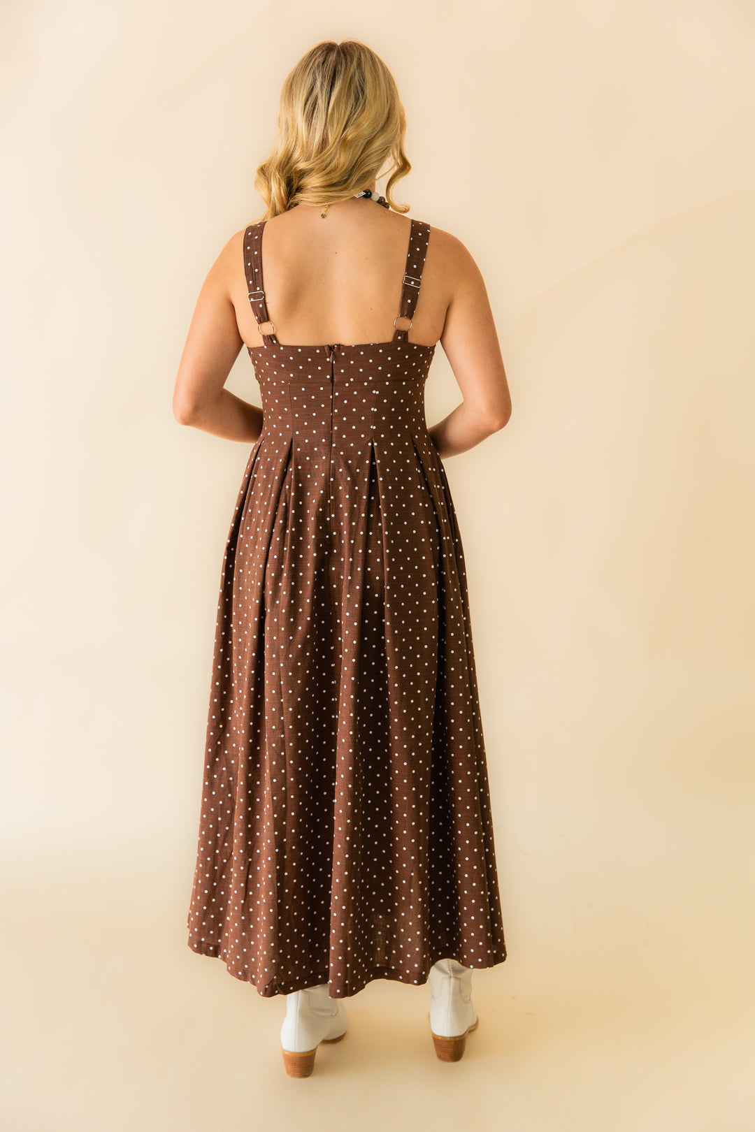 Tara Polka Dot Midi Dress