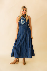 Mack Denim Midi Dress