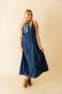 Mack Denim Midi Dress