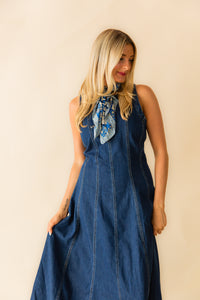 Mack Denim Midi Dress