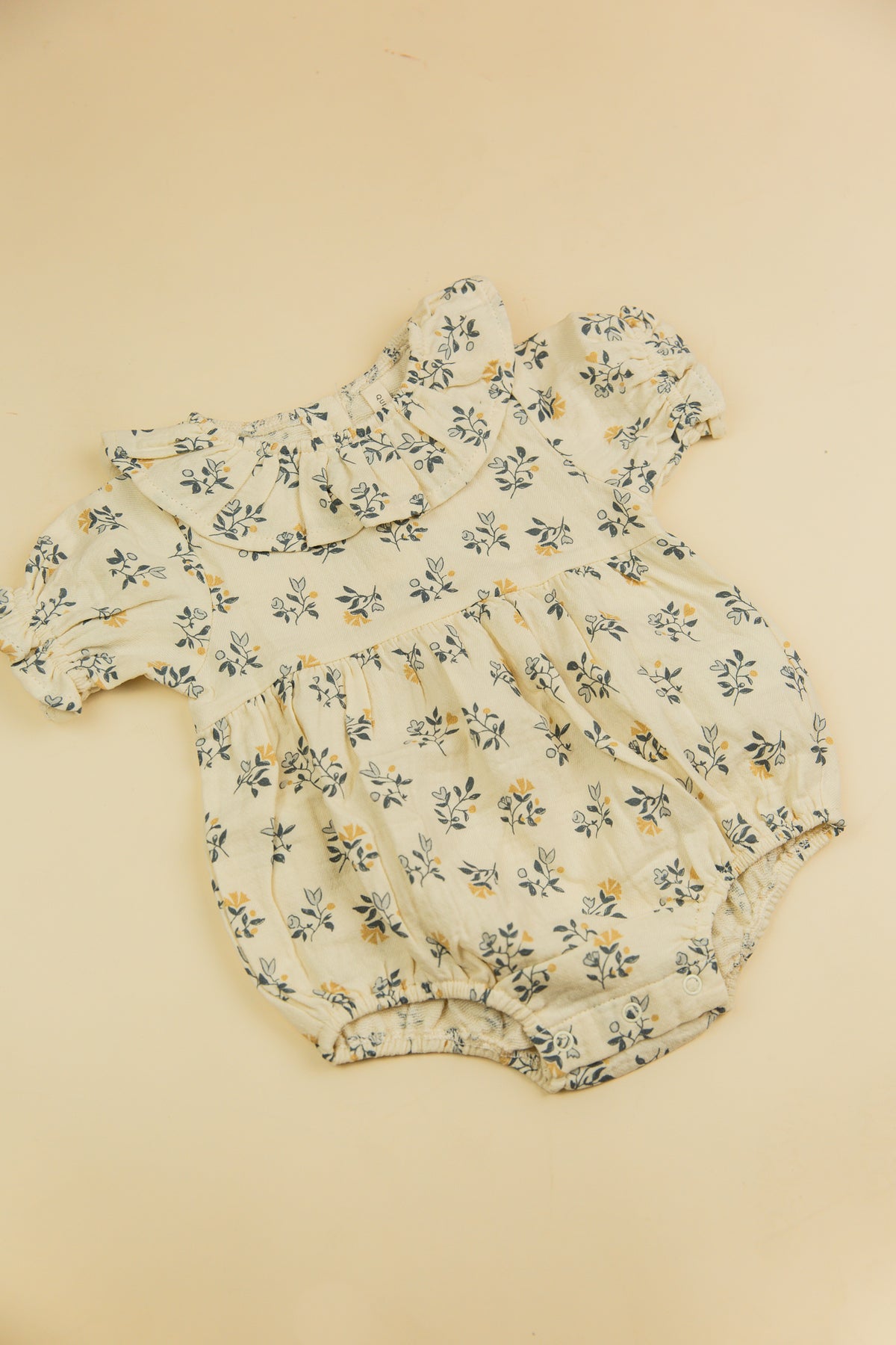 Collared Romper French Floral