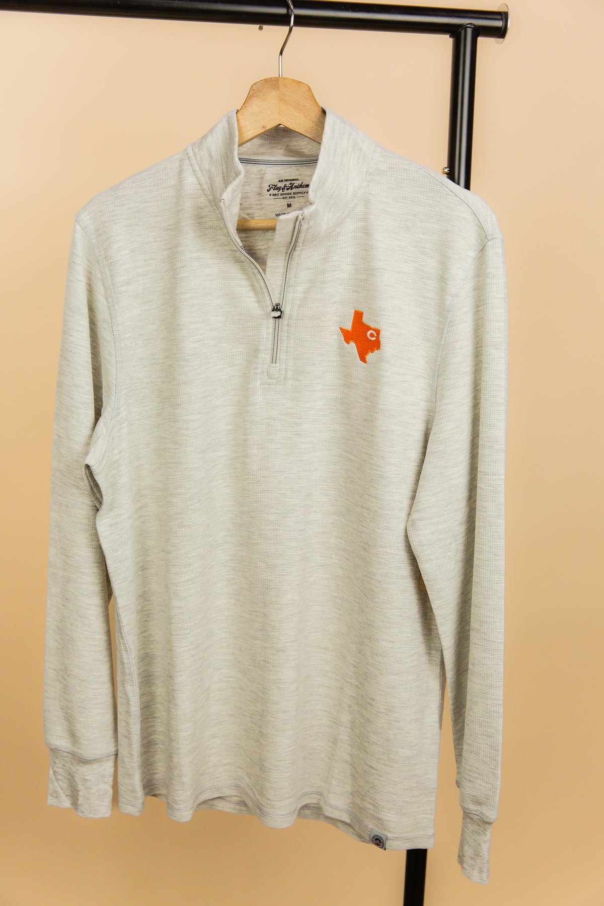 Summit Super Soft Waffle 1/4 Mock Neck