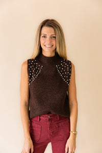 Lola High Neck Sleeveless Top