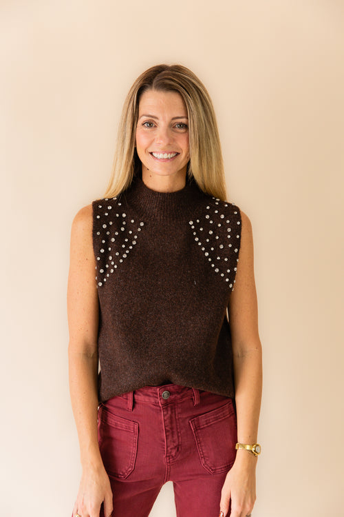 Lola High Neck Sleeveless Top