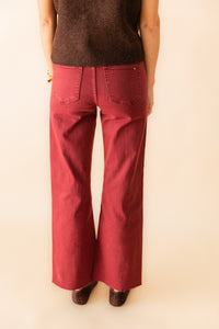 Stella HR Wide Crop Raw Hem