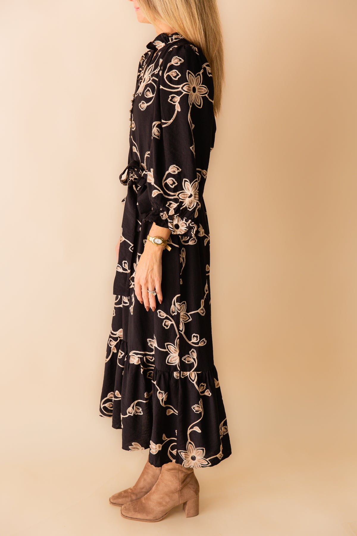 Maddy L/S Maxi Dress