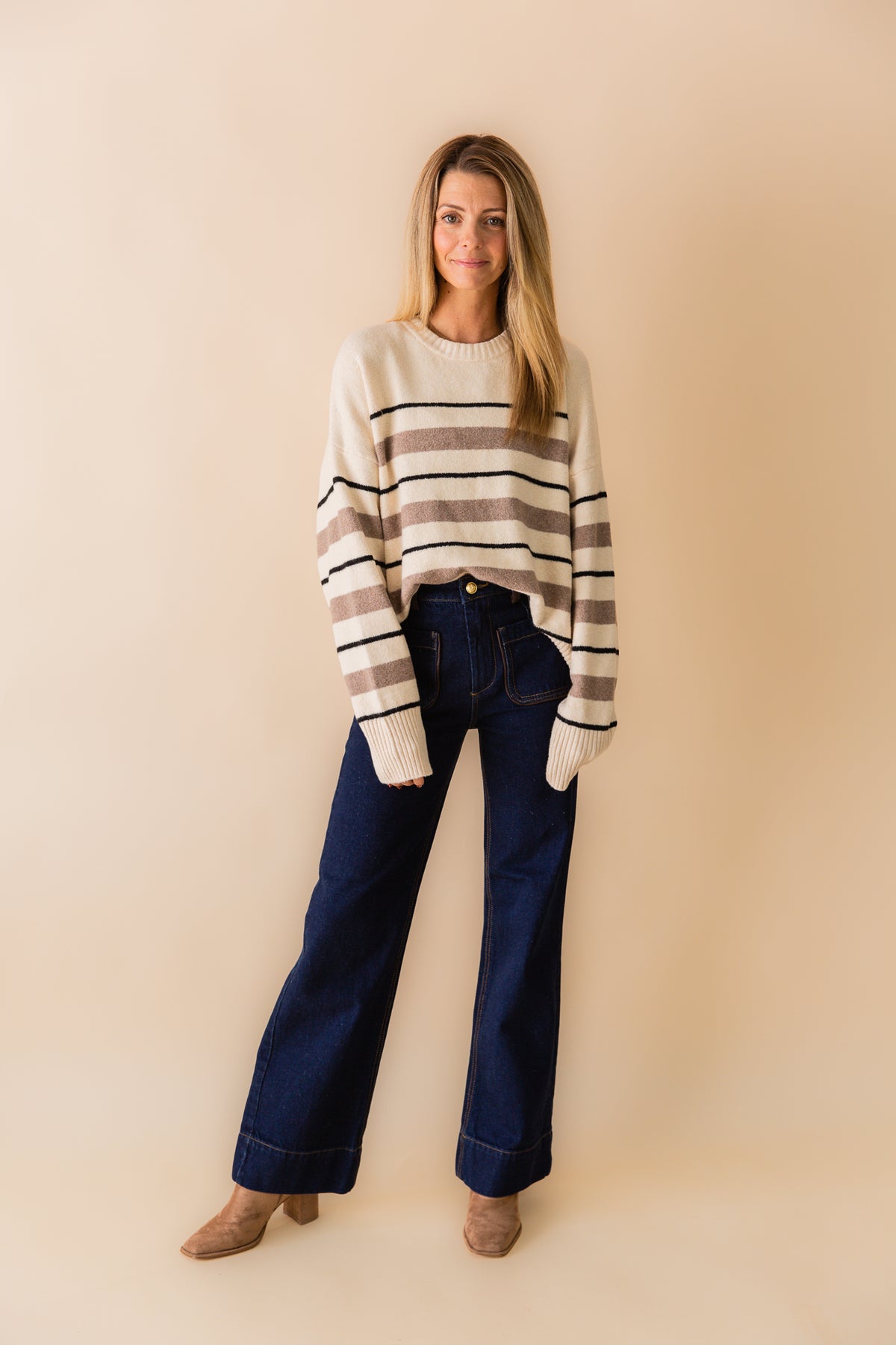 Cirrus Stripe Sweater