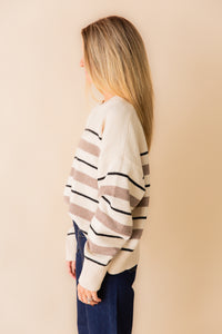 Cirrus Stripe Sweater