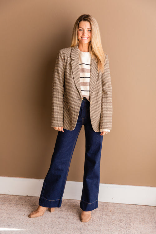 Evan Check Blazer