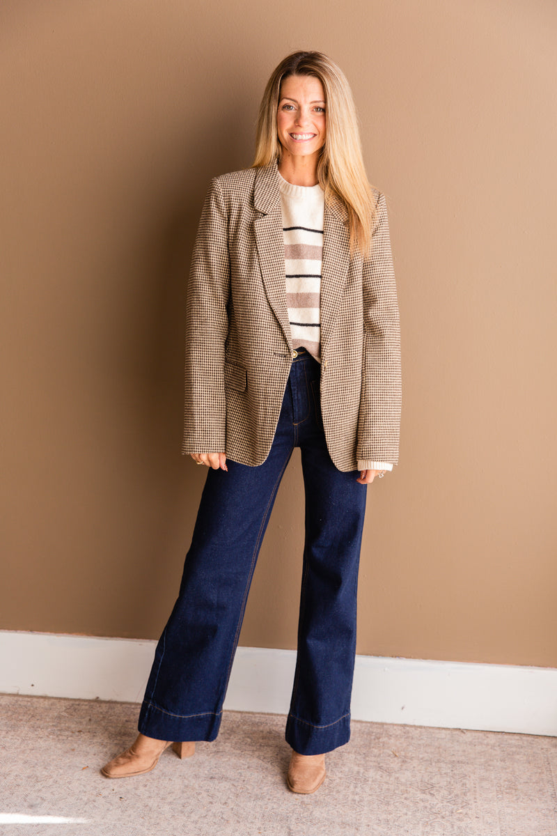 Evan Check Blazer