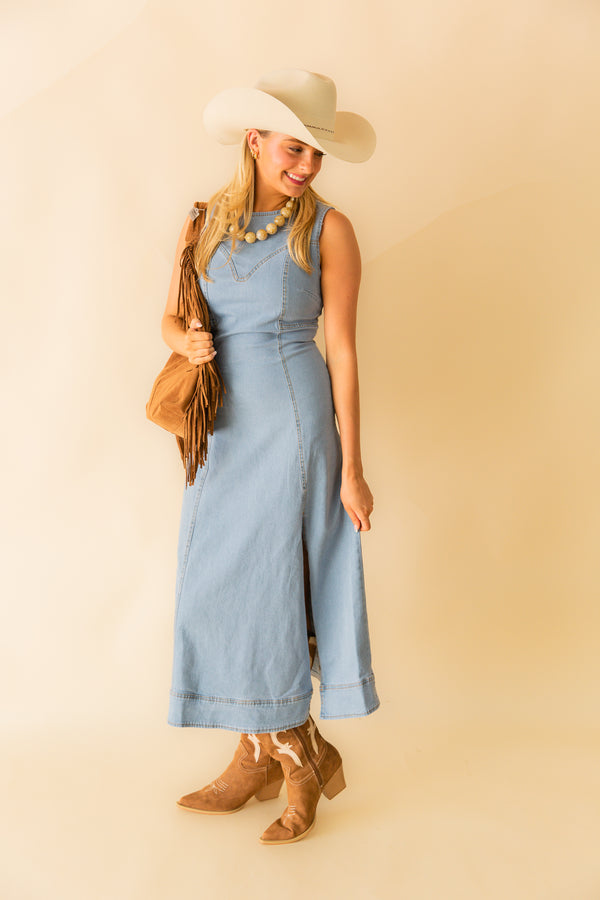 Mara Denim Midi Dress