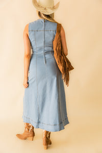 Mara Denim Midi Dress