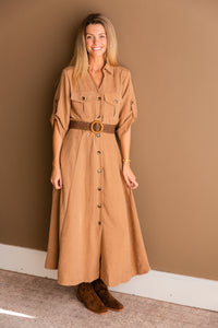 Canyon Belted Maxi Dress