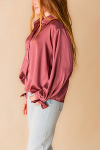 Stacy Ribbon Cuff Blouse