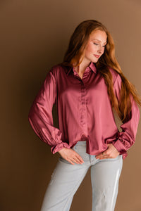 Stacy Ribbon Cuff Blouse