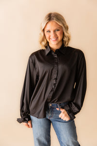 Stacy Ribbon Cuff Blouse